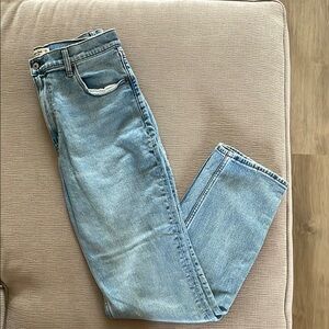 Abercrombie & Fitch Light Blue Straight Leg Jeans